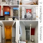Apartament Escapade Dans Grand T2 De Charme Avec Terrasse - Proche Gare Et Centre Lourdes