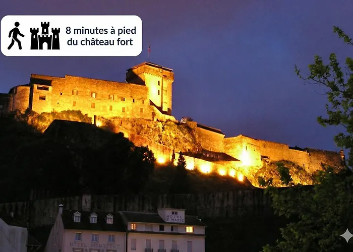 Escapade Dans Grand T2 De Charme Avec Terrasse - Proche Gare Et Centre Lourdes